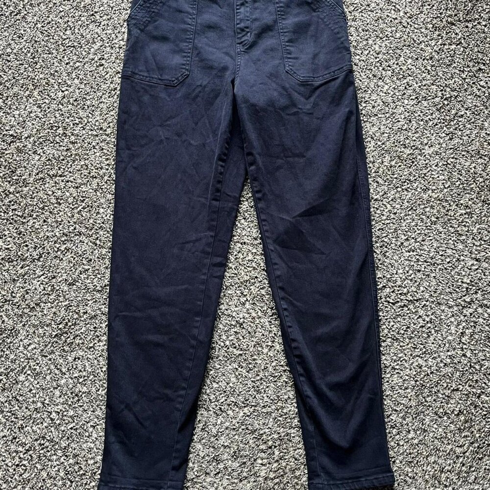 Judy Blue Pants Womens 9/29 Dark Blue High Waisted Straight Pants Zipper Closur - Picture 1 of 8
